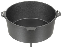 Tuci Dutch Oven Feuertopf Negru FoxOutdoor - 5.7L, Fontă, Capac-Tigaie