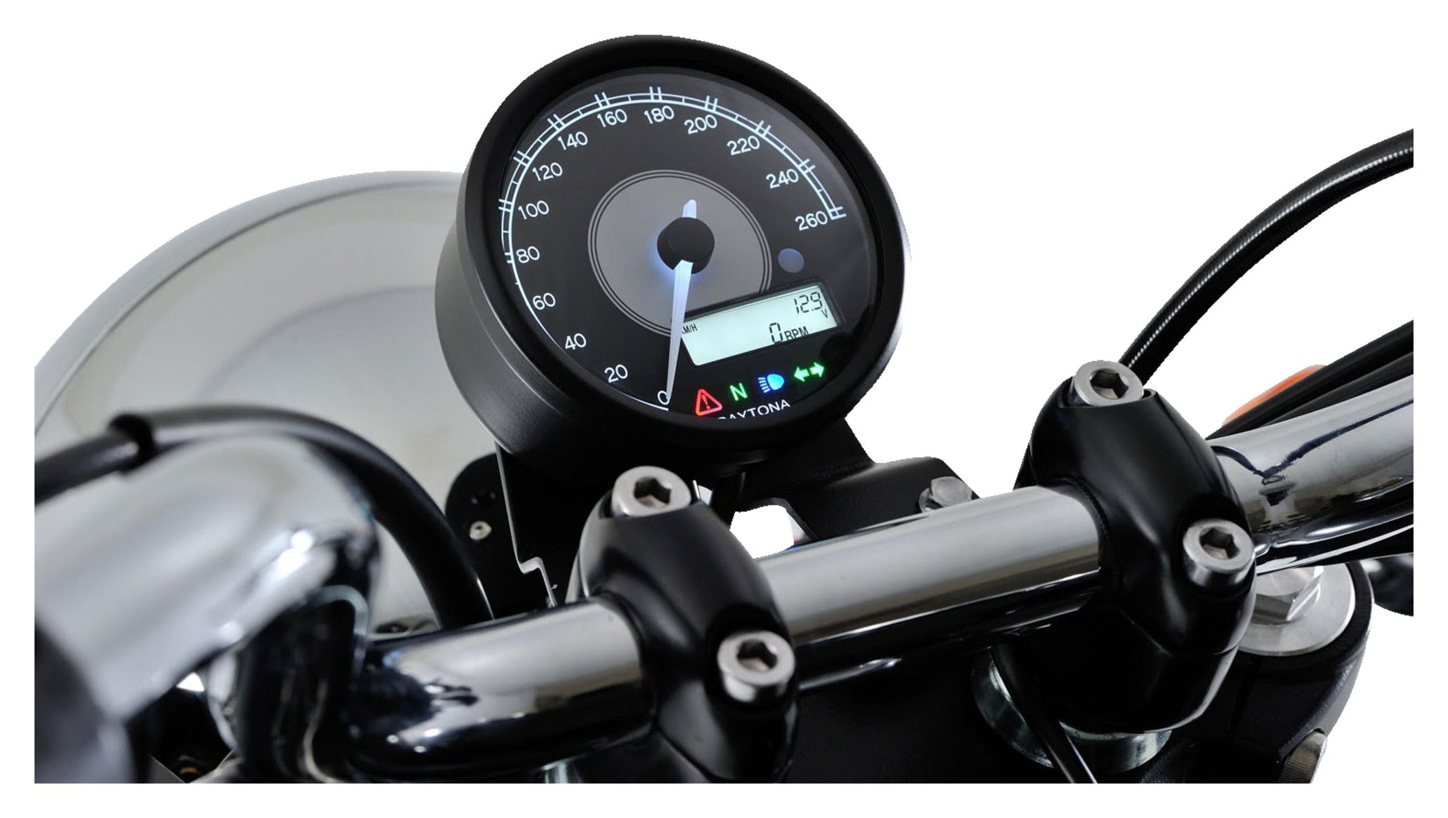 Turometru/Vitezometru Velona80 Daytona - 260 Km/h, Multifuncțional