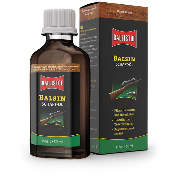 Ulei Balsin Ballistol - Îngrijire Lemn, Protecție Durabilă 50ml