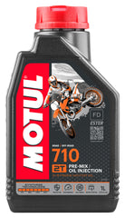 Ulei Motor 2T Motul 710, 1L - Tehnologie Ester, Fum Redus