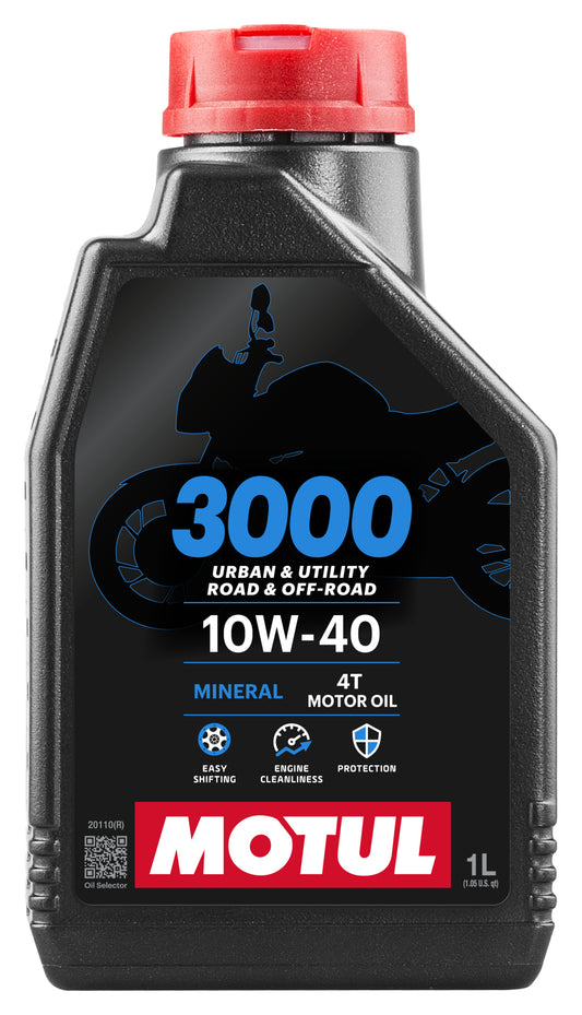 Ulei Motor 3000 4T 10W-40 Motul - Protecție Avansată Moto