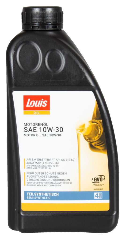 Ulei Motor 4T 10W-30 Louis Oil - Semisintetic, Performanță