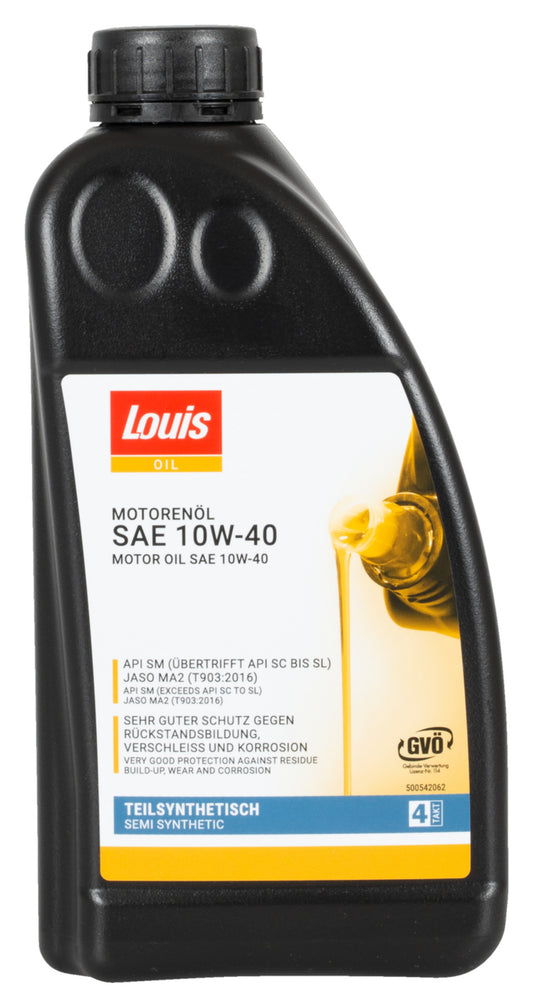 Ulei Motor 4T 10W-40 Louis Oil - Semisintetic, Performanță