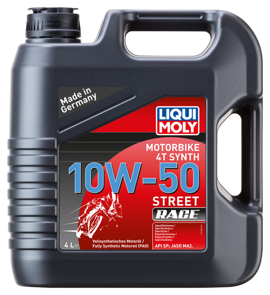 Ulei Motor 4T 10W-50 Street Race Liqui Moly - Performanță Maximă