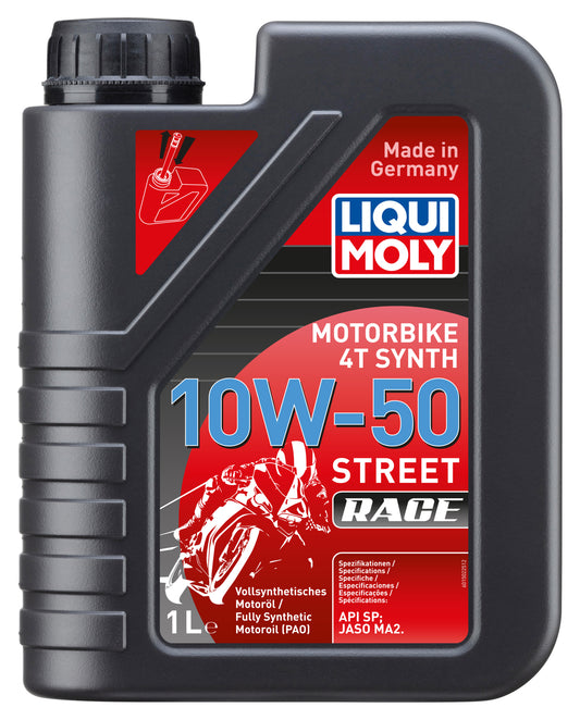 Ulei Motor 4T 10W-50 Street Race Liqui Moly - Sintetic, Performanță