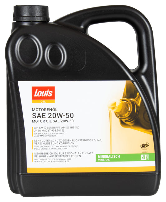 Ulei Motor 4T 20W-50 Louis Oil - Protecție Maximă, Temperaturi Ridicate