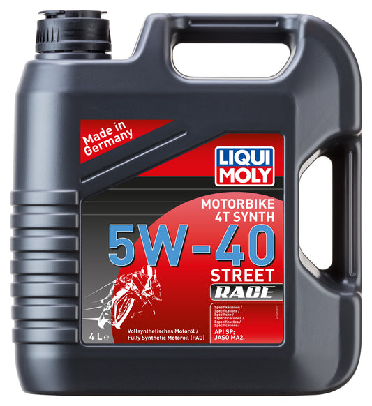 Ulei Motor 4T 5W-40 Street Race Liqui Moly - Sintetic, Performanță Maximă