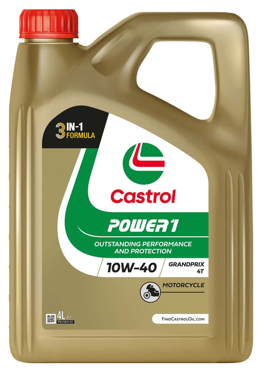 Ulei Motor 4T Castrol Grand Prix 10W-40 LE - 4 Litri, HC-Sintetic