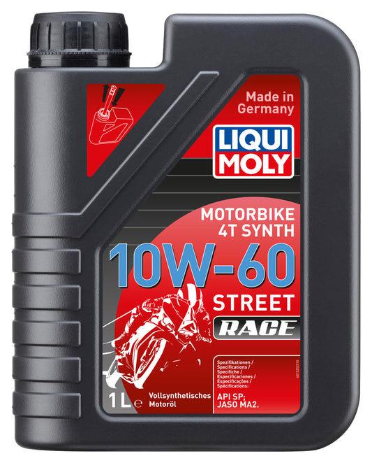Ulei Motor 4T Synth 10W-60 Street Race Liqui Moly - Performanță Maximă