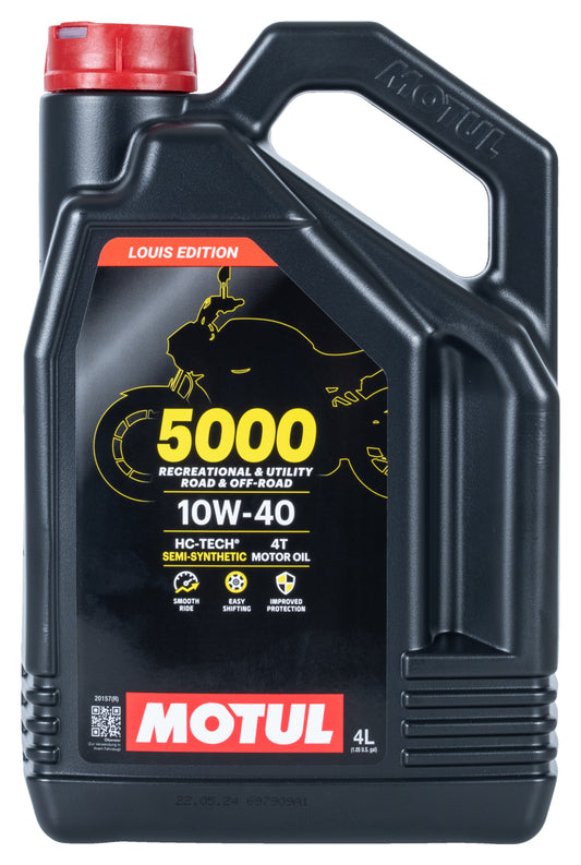 Ulei Motor 5000 4T 10W-40 Motul - Semisintetic, 4 Litri