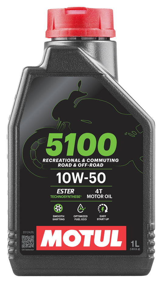Ulei Motor 5100 4T 10W-50 Motul - Protecție Superioară, Schimbări Line
