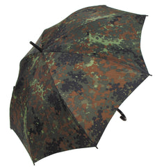 Umbrelă Tactică Flecktarn Camuflaj BW MFH - 100% Poliester, Ø 1,05m