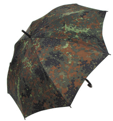 Umbrelă Tactică Flecktarn Camuflaj BW MFH - 100% Poliester, Ø 1,05m