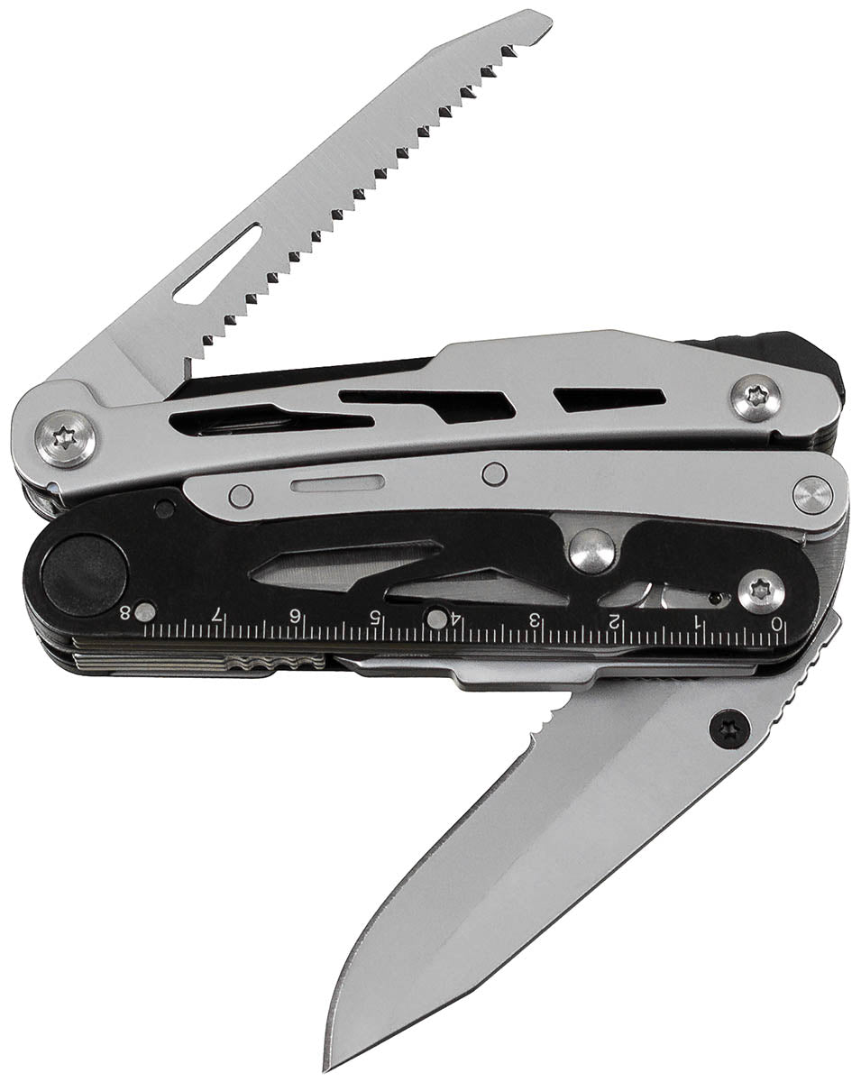Unealtă Multifuncțională cu Foarfecă FoxOutdoor - Lamă 7 cm, Amnar Integrat