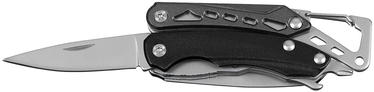 Unelte Multifuncțională Mini cu Carabiner FoxOutdoor - Lama 5 cm, 100g