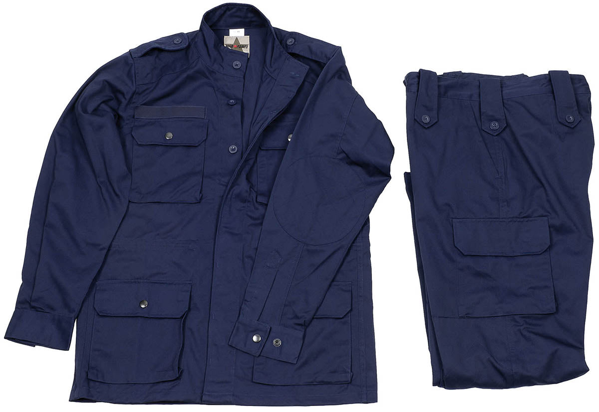 Uniformă de campanie Franz. Feldanzug Albastru - 65% Poliester, 35% Bumbac