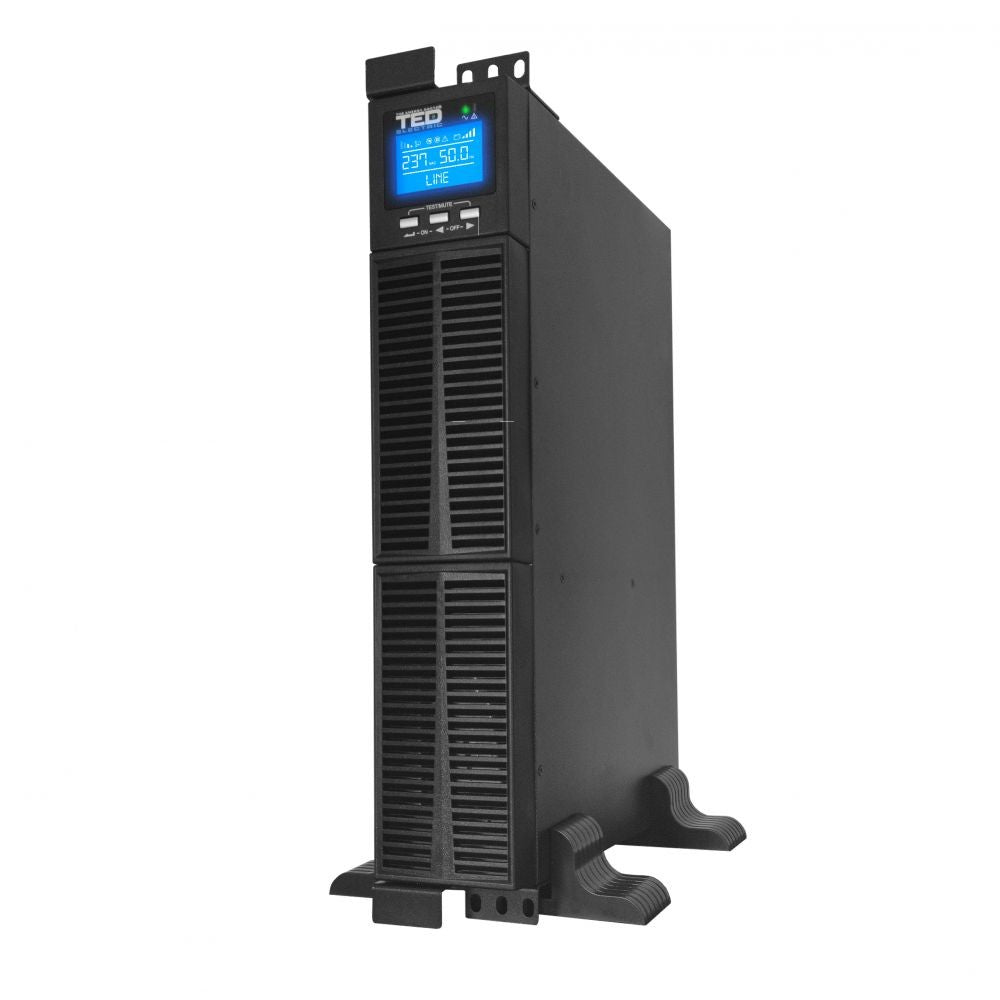 UPS 1000VA Rackabil 2U Online TED Electric - Dublă Conversie, Management - 2