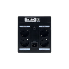 UPS 1100VA 600W TED Electric - Stabilizator & Management Inteligent - 5