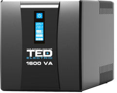 UPS 1600VA 900W TED Electric - Stabilizator, LCD, 2x 12V 9Ah - 2