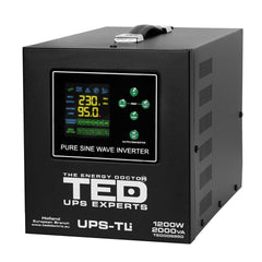 UPS 2000VA/1200W LiFePO4 TED Electric - Runtime Extins, Fara Acumulator - 1