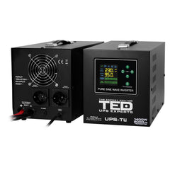 UPS 2000VA/1400W LiFePO4 TED Electric - Runtime Extins, Modulabil - 3