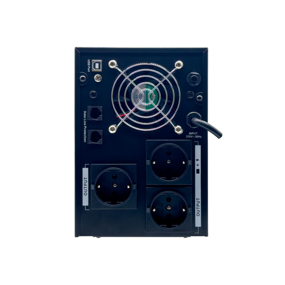 UPS 2200VA 1250W TED Electric - Stabilizator AVR, LCD, 4x Acumulator - 5