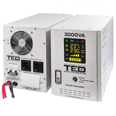 UPS 3000VA/2100W TED Electric - Runtime Extins, Fara Acumulatori - 3