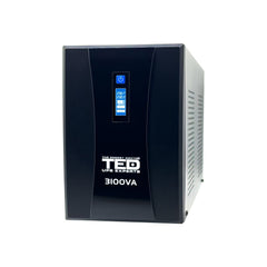 UPS 3100VA 1800W TED Electric - Stabilizator, LCD, 4x Acumulator - 4