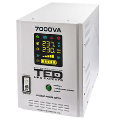UPS 7000VA/5000W TED Electric - Runtime Extins, Protecție Avansată - 2