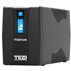 UPS 700VA 400W TED Electric - Stabilizator, LCD, 2x Schuko - 2