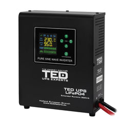 UPS 900VA/500W LiFePO4 TED Electric - Runtime Extins, Fără Baterie - 2