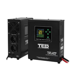 UPS 900VA/500W LiFePO4 TED Electric - Runtime Extins, Fără Baterie - 4