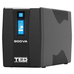 UPS 900VA 500W TED Electric - Stabilizator, LCD, 2x Schuko - 2