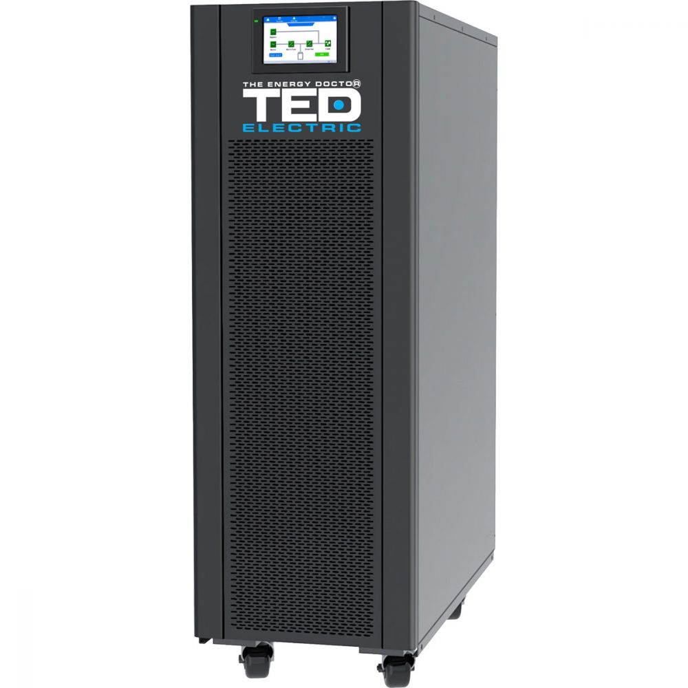 UPS Online 20KVA Trifazat 3/3 TED Electric - Dublă Conversie, Fără Acumulatori - 1