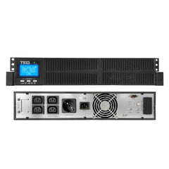 UPS Rackabil Online 2000VA TED Electric - Dublă Conversie, 2U - 4