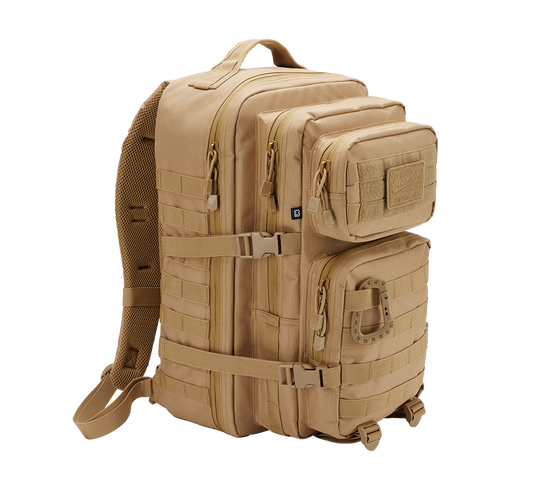 US Assault Pack Large Camel Brandit - Spatiu Generos si Fiabilitate