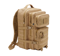 US Assault Pack Large Camel Brandit - Spatiu Generos si Fiabilitate