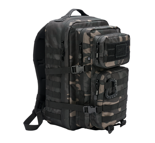 US Assault Pack Large Dark Camo Brandit - Versatilitate Tactică