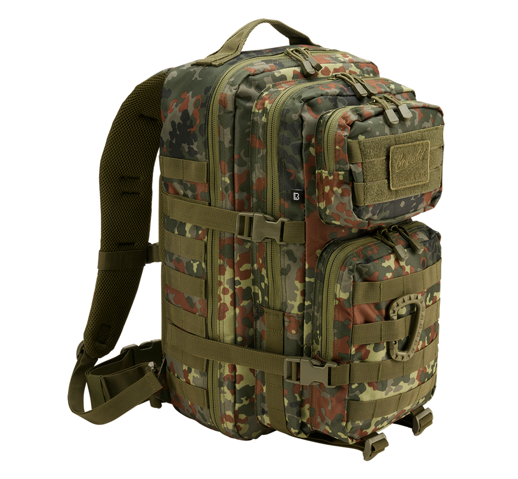 US Assault Pack Large Flecktarn Brandit - Versatilitate Tactică