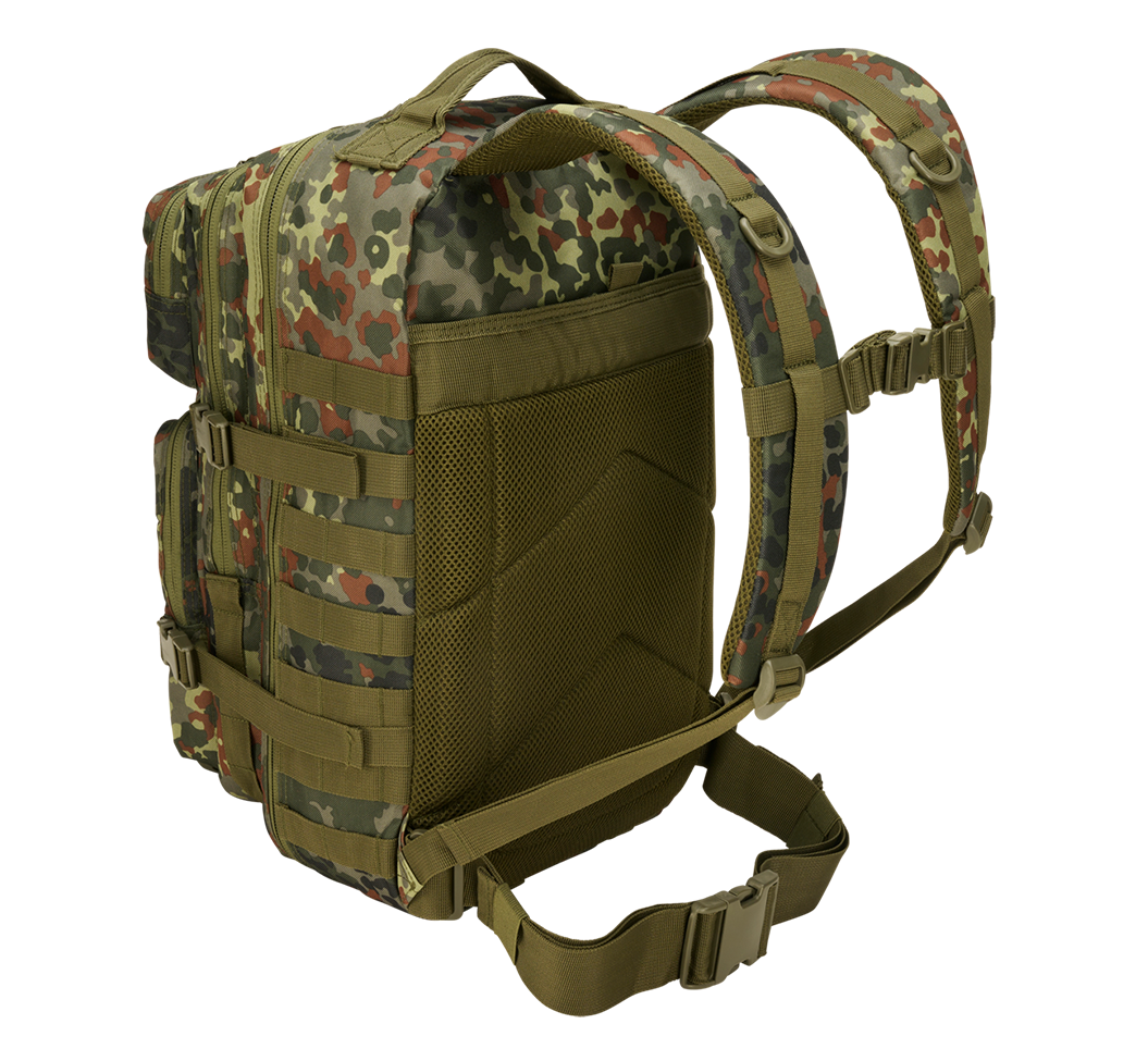 US Assault Pack Large Flecktarn Brandit - Versatilitate Tactică