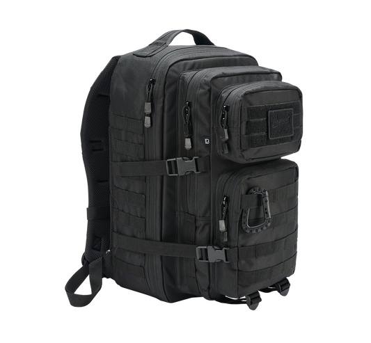 US Assault Pack Large Negru Brandit - Versatilitate Tactică Superioră