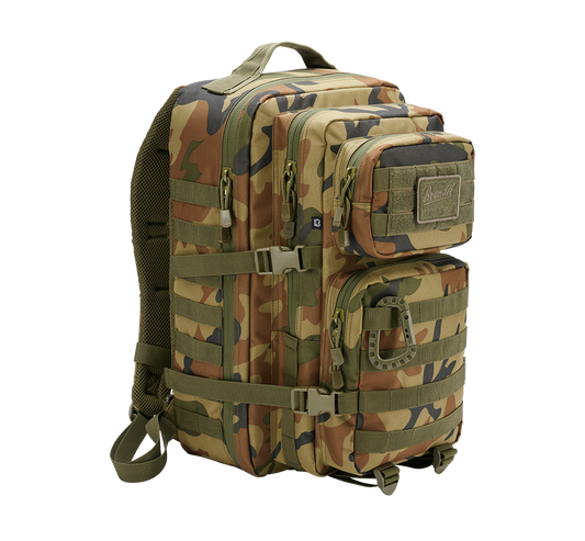 US Assault Pack Large Woodland Brandit - Versatilitate Strategică