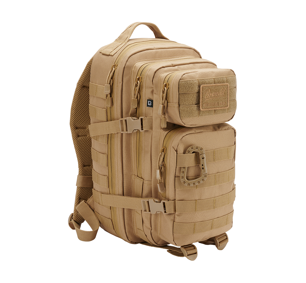 US Assault Pack Medium Camel Brandit - Versatilitate Tactică