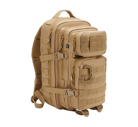 US Assault Pack Medium Camel Brandit - Versatilitate Tactică