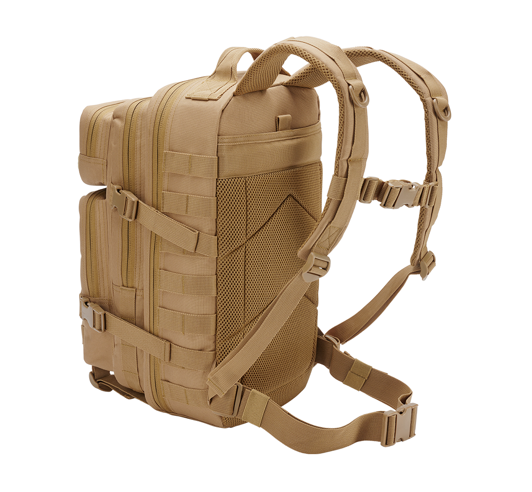 US Assault Pack Medium Camel Brandit - Versatilitate Tactică