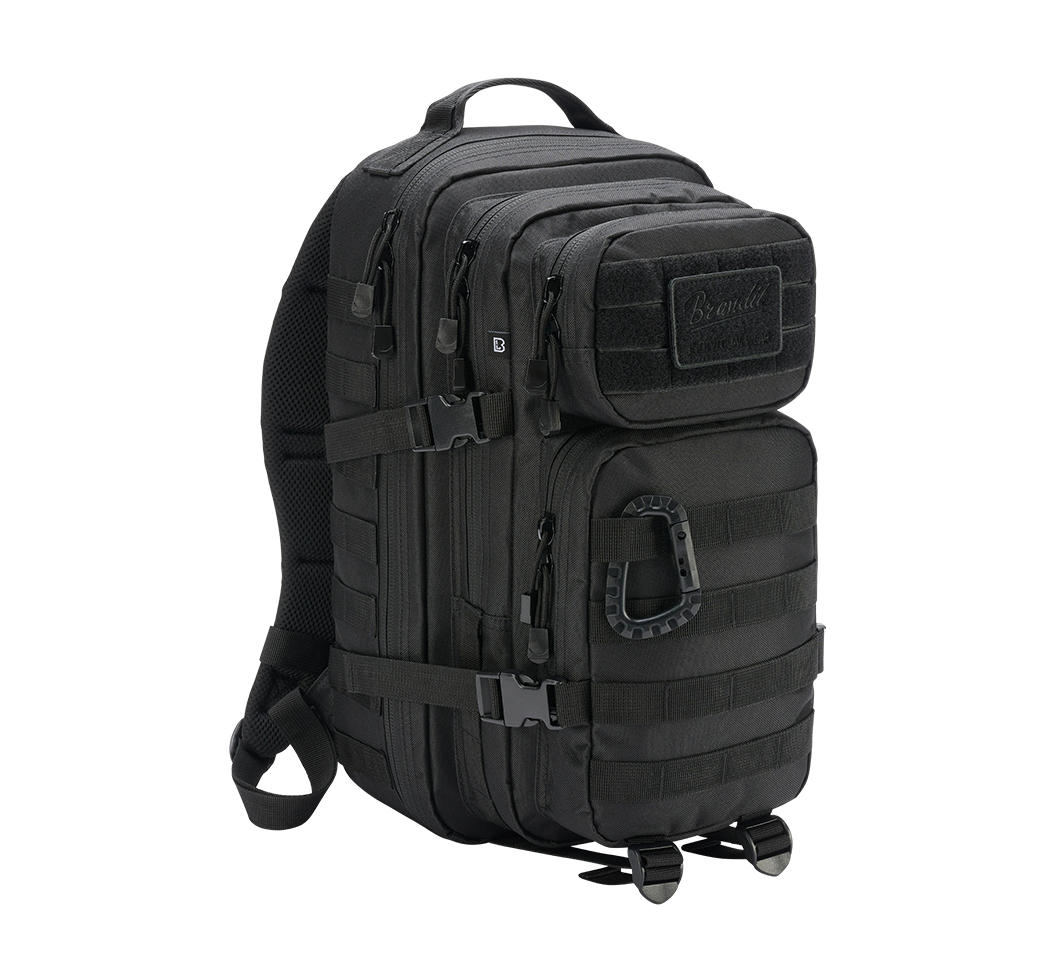 US Assault Pack Medium Negru Brandit - Echipament Esențial