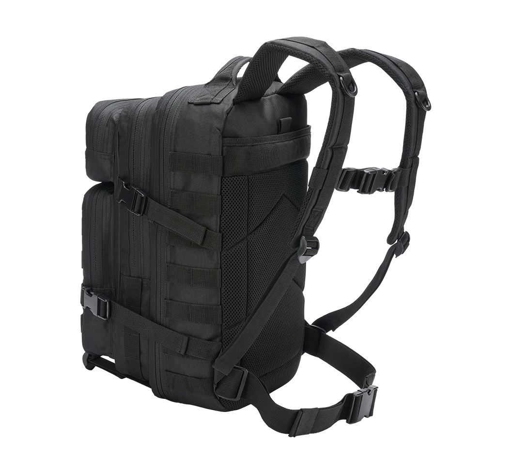 US Assault Pack Medium Negru Brandit - Echipament Esențial