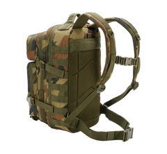 US Assault Pack Medium Woodland Brandit - Versatilitate Tactică