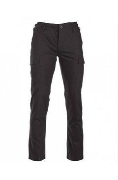 US BLACK R/S BDU FIELD PANTS ′SLIM FIT′ – TEESAR® Pantaloni tactici BDU cu croială slim – Ripstop 100% bumbac