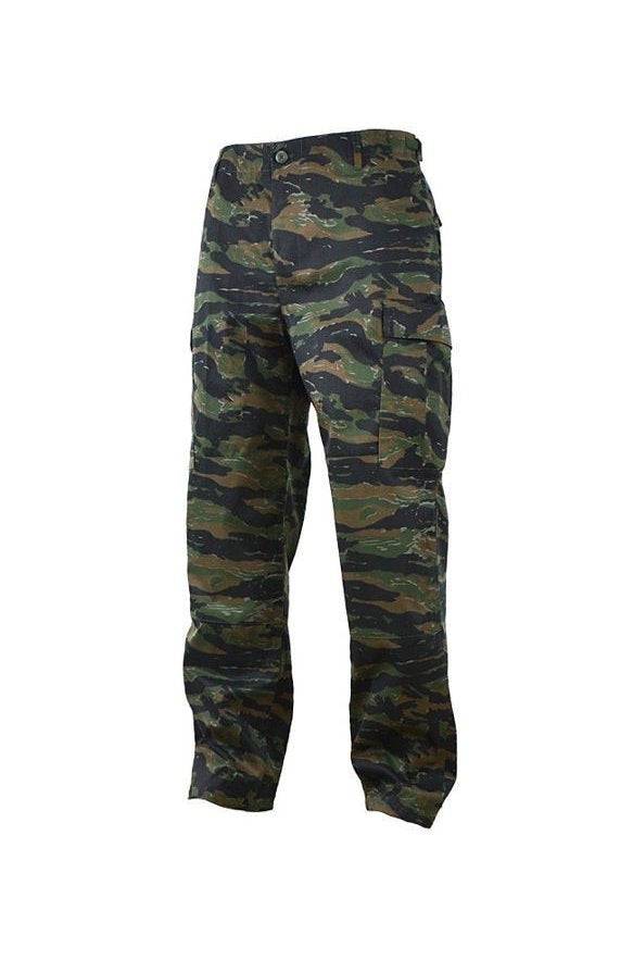US TIGER STRIPE BDU STYLE FIELD PANTS – Camuflaj Legendar. Performanță Clasică.